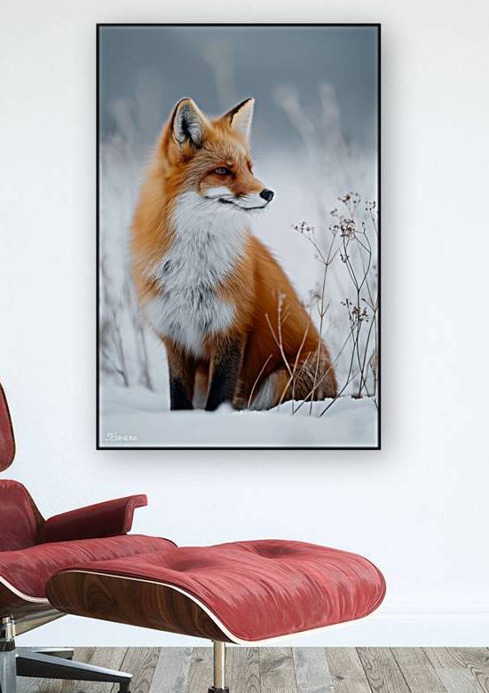 Winter fox FA 25 2x3 601 by Ksavera ART