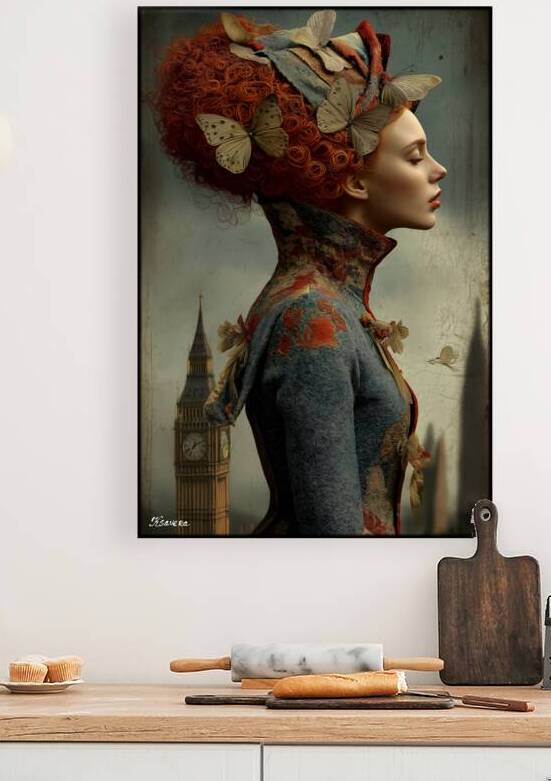 Lady in London FA 25 2x3 573 by Ksavera ART