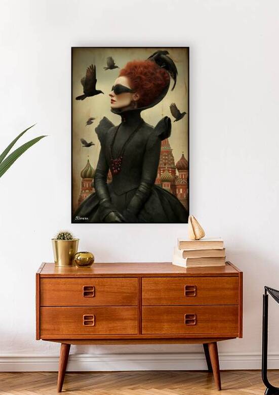 Surreal Lady FA 25 2x3 572 by Ksavera ART