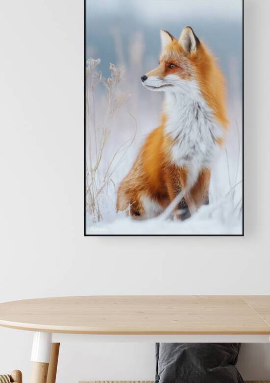 Winter fox FA 25 2x3 599 by Ksavera ART