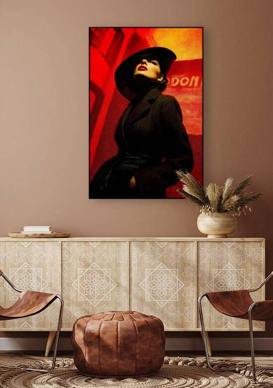 Lady in red FA 25 2x3 604 by Ksavera ART