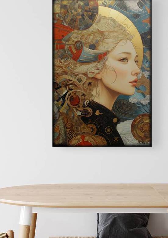 Surreal lady FA 25 2x3 625 by Ksavera ART