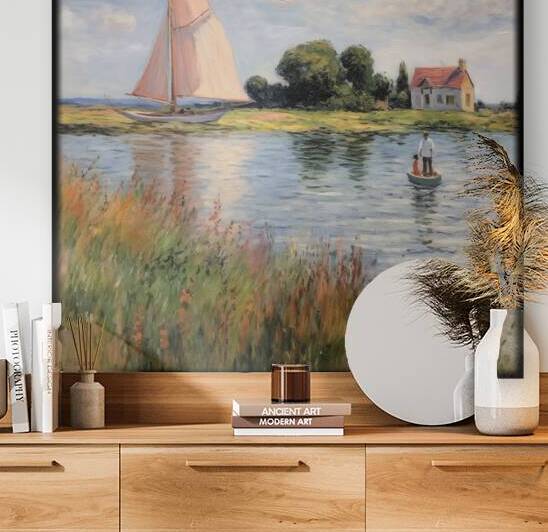 Impressionism landscape painting rj 0214 5670 300 by Ksavera ART