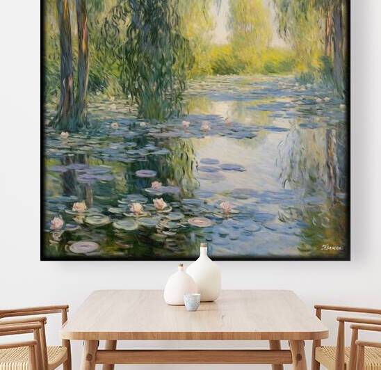 Impressionism landscape painting rj 0215 5670 300 by Ksavera ART