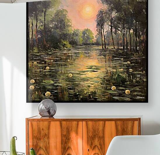 Impressionism landscape painting rj 0208 5670 300 by Ksavera ART