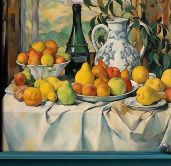 Impressionism still life painting rj 0225 5670 300 by Ksavera ART