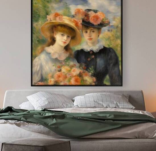 Impressionism portrait painting rj 0218 5670 300 by Ksavera ART