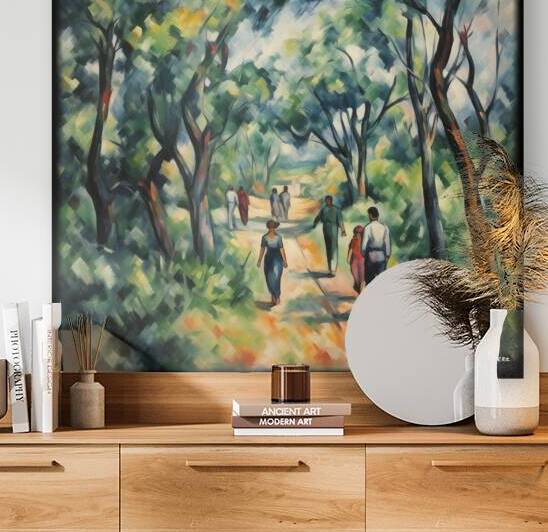 Impressionism landscape painting rj 0229 5670 300 by Ksavera ART
