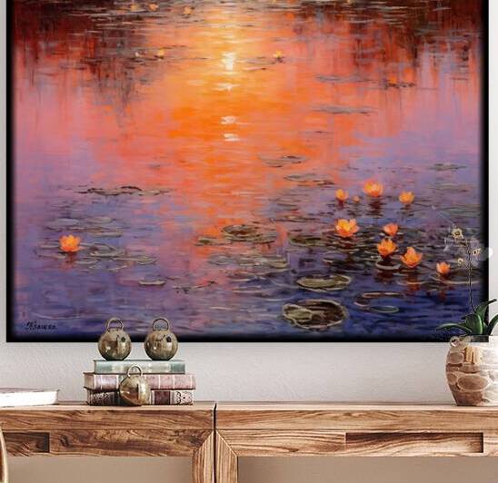 Impressionism landscape painting rj 0202 5670 300 by Ksavera ART