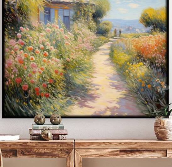 Impressionism landscape painting rj 0216 5670 300 by Ksavera ART