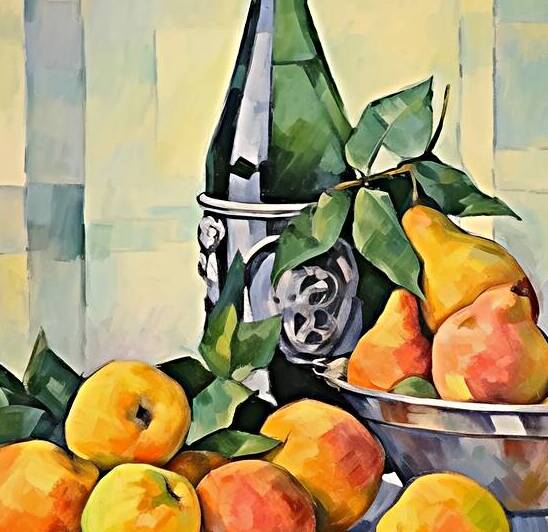 Impressionism still life painting rj 0235 5670 300 by Ksavera ART