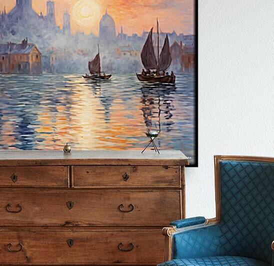 Impressionism landscape painting rj 0240 5670 300 by Ksavera ART