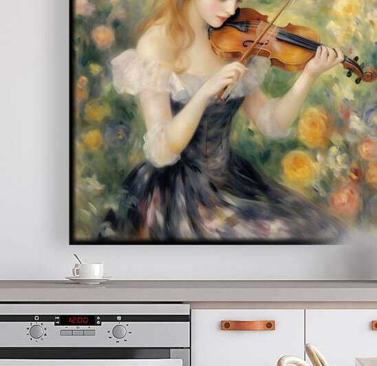 Impressionism portrait painting rj 0210 5670 300 by Ksavera ART