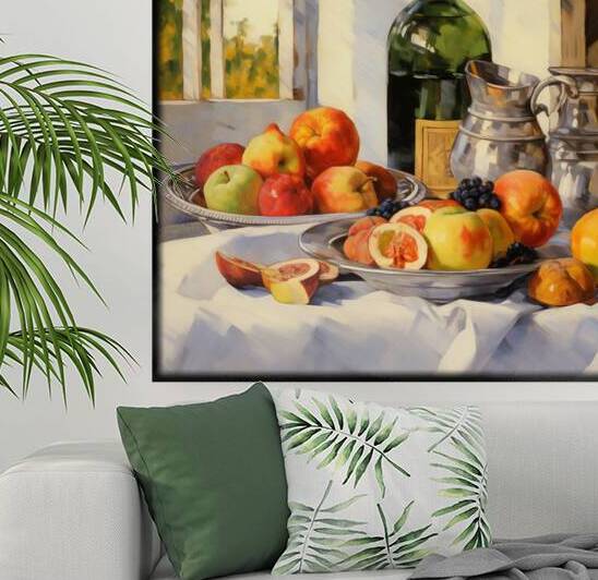 Impressionism still life painting rj 0241 5670 300 by Ksavera ART