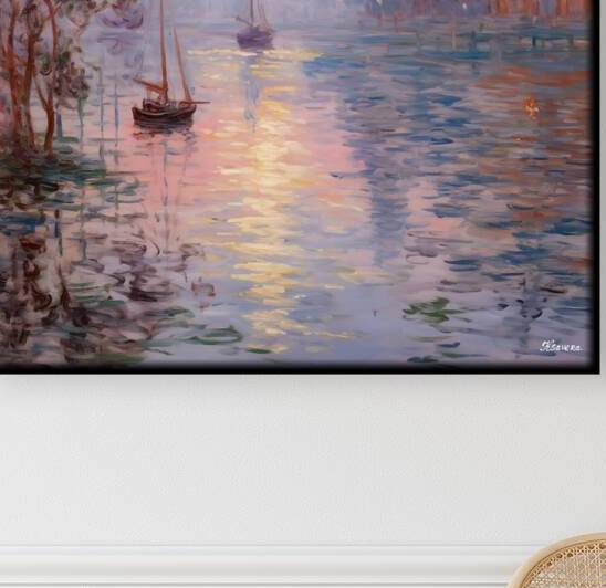 Impressionism landscape painting rj 0217 5670 300 by Ksavera ART