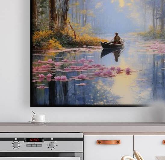 Impressionism landscape painting rj 0238 5670 300 by Ksavera ART
