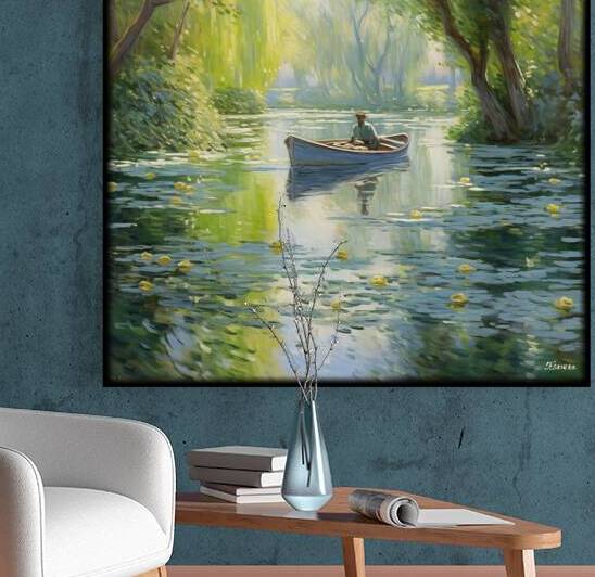 Impressionism landscape painting rj 0207 5670 300 by Ksavera ART