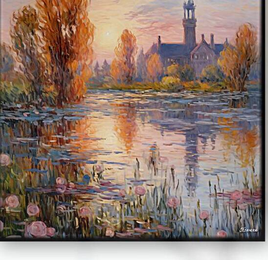 Impressionism landscape painting rj 0212 5670 300 by Ksavera ART