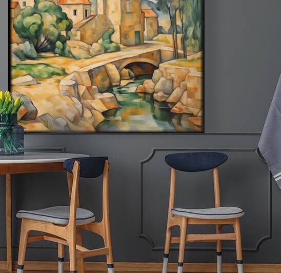 Impressionism landcape painting rj 0233 5670 300 by Ksavera ART