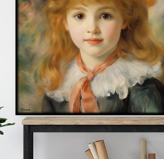Impressionism portrait rj 0223 5670 300 by Ksavera ART