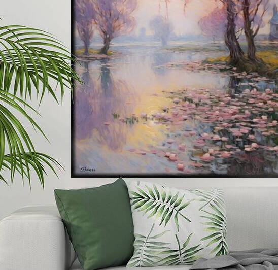 Impressionism landscape painting rj 0204 5670 300 by Ksavera ART