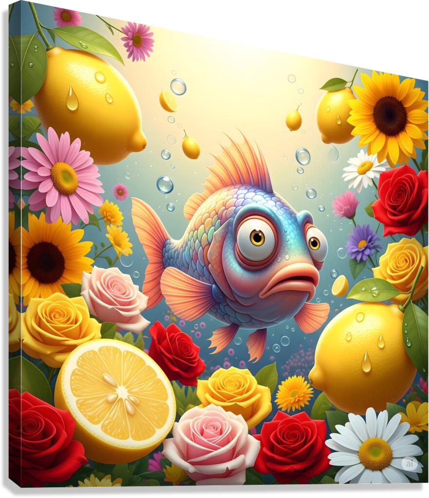 fish shark  Canvas Print