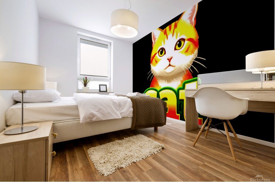 pet cat wall panels  Mural print