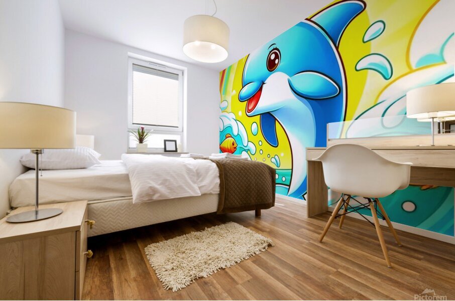 fish  Mural print
