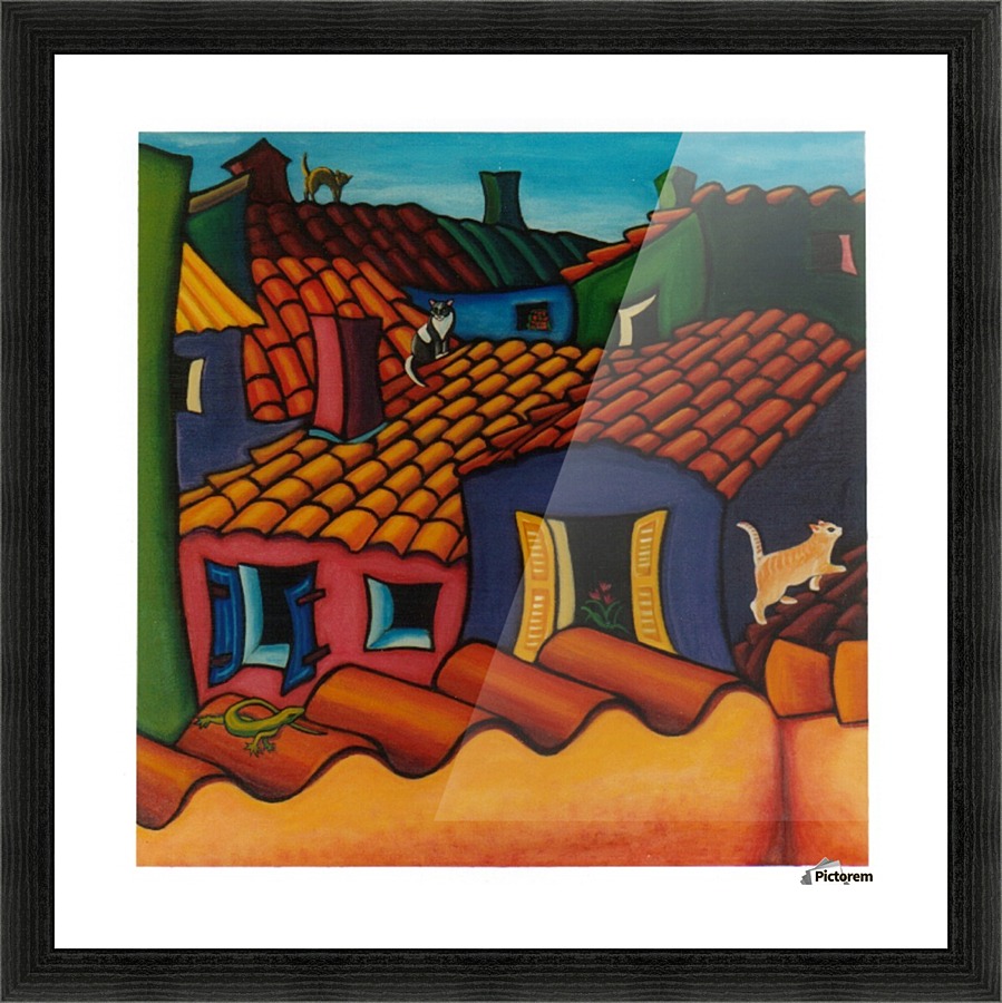 Rooftop Roamers Picture Frame print