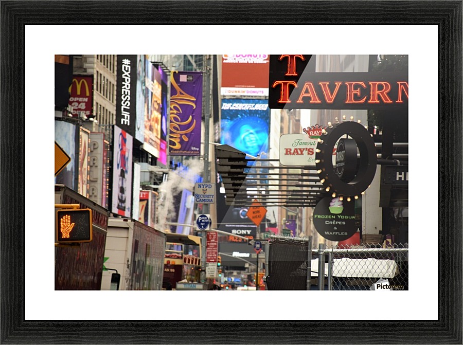 Bustle2 Picture Frame print