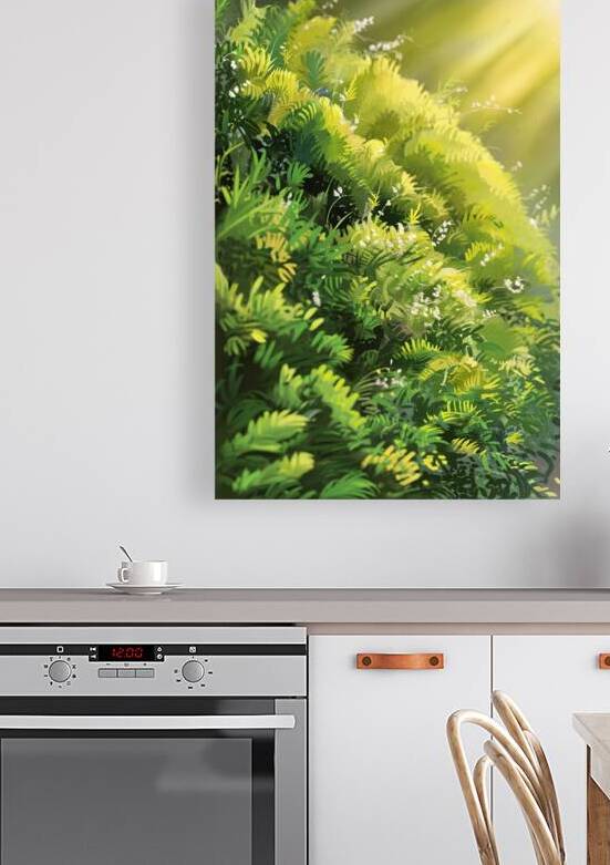 3d illustration of green bush background by Marius Tomus