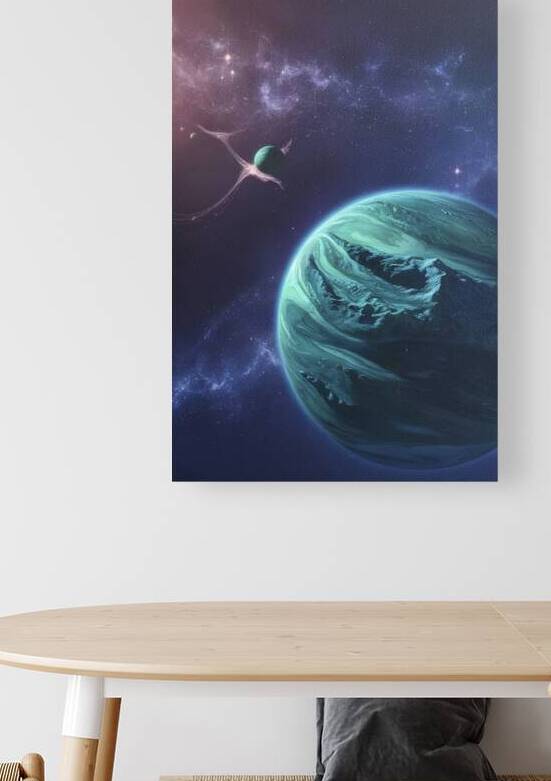 3D render of a space sky background with stars an by Marius Tomus