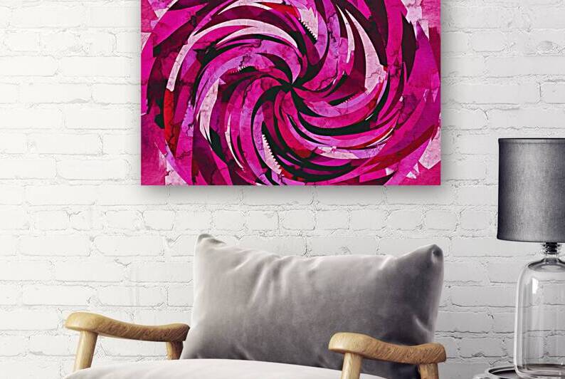 Abstract pink magenta watercolor painted paper te 1723015140.305 by Marius Tomus