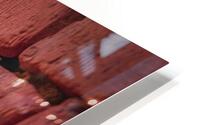 Red brick wall texture background 4 HD Metal print