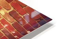 Red brick wall texture background 2 HD Metal print