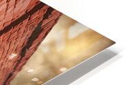 Red brick wall texture background HD Metal print
