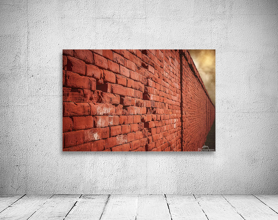 Red brick wall texture background Wall Preview