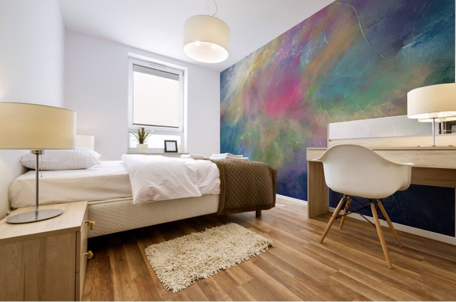 On the Wings of Love Mural print
