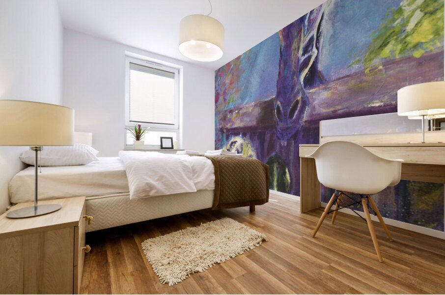 The Greeting Mural print