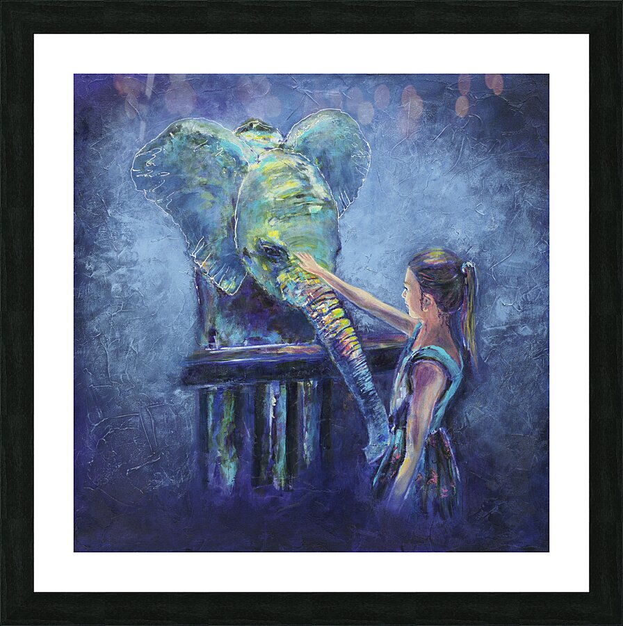 Elephant Picture Frame print