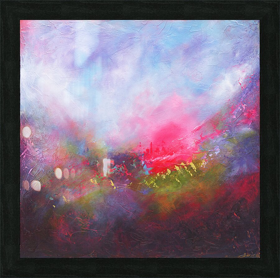 Fairy Lights Picture Frame print