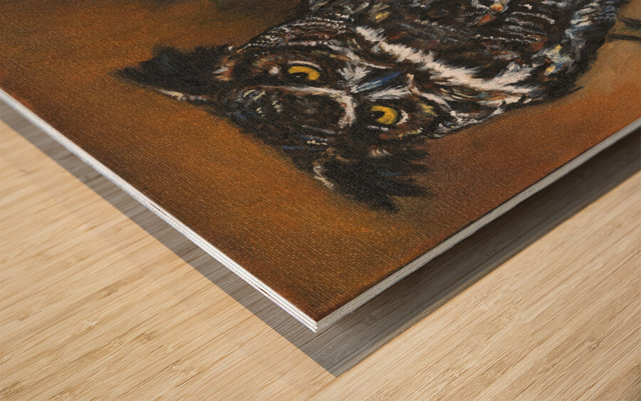 Owl Wood print