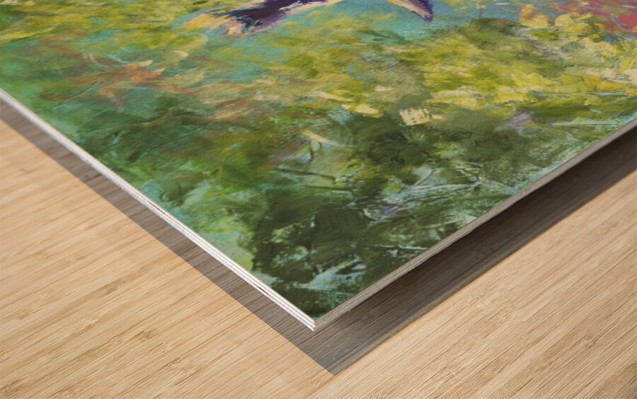 The Greeting Wood print