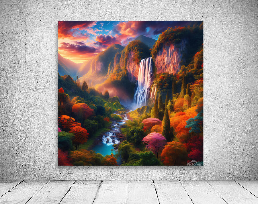 Waterfall Wall Preview