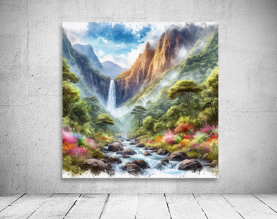 Waterfall 10 Wall Preview