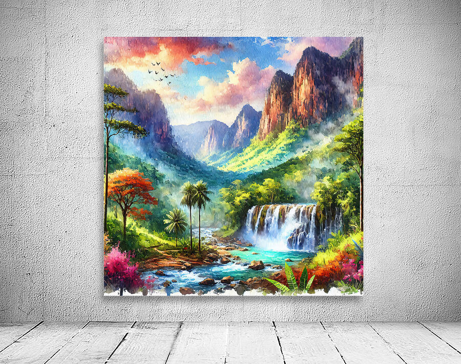 Waterfall 1 Wall Preview