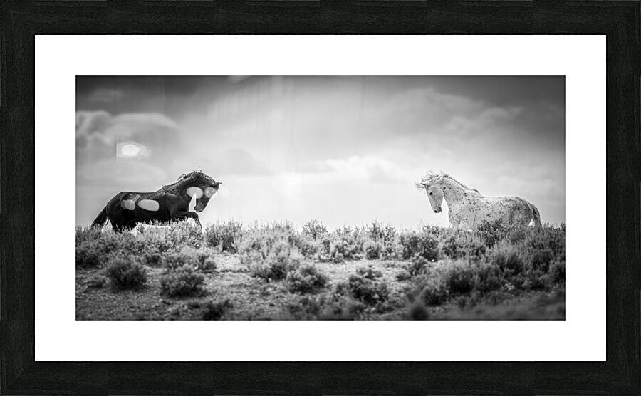 Face Off Picture Frame print
