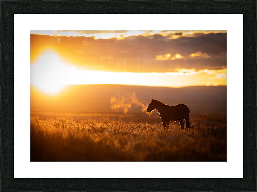 Exhale Picture Frame print