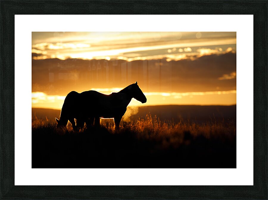Silhouette Picture Frame print