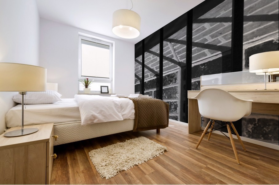 crossing line Mural print
